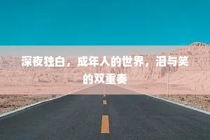 深夜独白，成年人的世界，泪与笑的双重奏