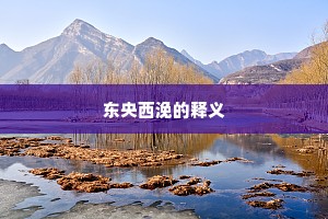 东央西浼的释义
