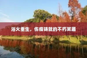浴火重生，伤痕铸就的不朽笑靥