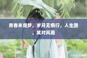 青春未竟梦，岁月无惧行，人生路，笑对风雨