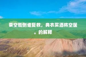 石磴霄悬一杖来，探奇何惜老还衰。的解释