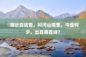 烟禁凭谁会，杯寒只自斟。出自哪首诗？