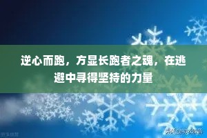逆心而跑，方显长跑者之魂，在逃避中寻得坚持的力量