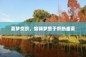 夏梦交织，熔铸梦想于炽热盛夏