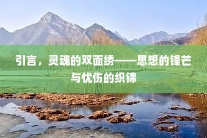 引言，灵魂的双面绣——思想的锋芒与忧伤的织锦