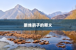 断线鹞子的释义
