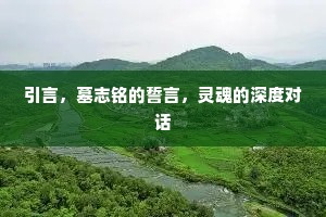 引言，墓志铭的誓言，灵魂的深度对话