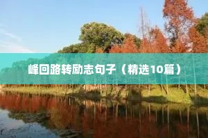 面向阳光积极向上的人生正能量语录 五（精选80句）