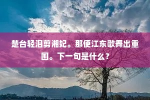 曲木床稳，刺藜杖横。下一句是什么？