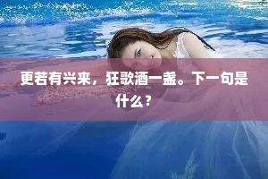 荧皇丽句悬金刹，烂漫清歌送玉壶。下一句是什么？
