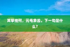千载旷游，遘兹一遇。的释义