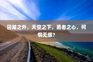囚笼之外，天空之下，勇者之心，何惧无垠？