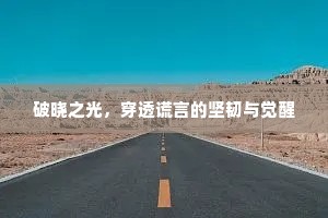 破晓之光，穿透谎言的坚韧与觉醒
