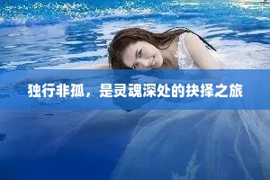独行非孤，是灵魂深处的抉择之旅