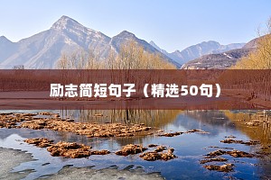 励志语句正能量的句子 四