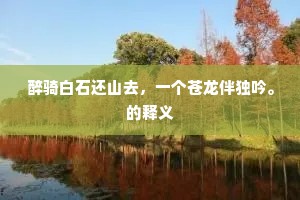 仁人解忧时，智者爱观水。的释义