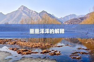 噩噩浑浑的解释