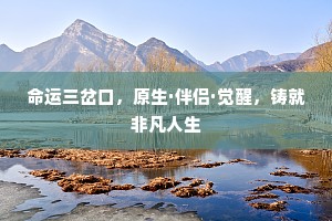 命运三岔口，原生·伴侣·觉醒，铸就非凡人生