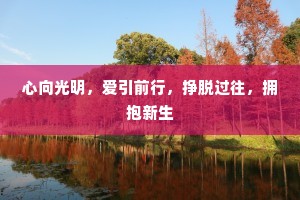 心向光明，爱引前行，挣脱过往，拥抱新生