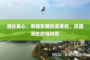 清白良心，夜晚安眠的温柔枕，灵魂深处的锋利剑