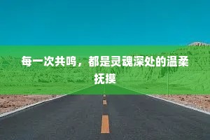 每一次共鸣，都是灵魂深处的温柔抚摸