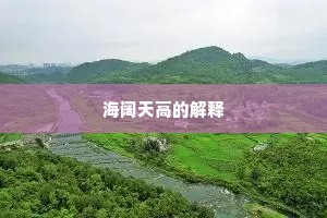 海阔天高的解释