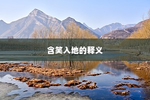 含笑入地的释义