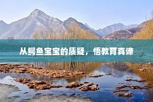从鳄鱼宝宝的质疑，悟教育真谛