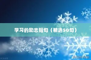 感悟励志正能量语录（精选40句）