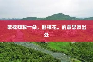 蓝绶袅，芦鞭骏马，长安走遍天街。的意思及出处
