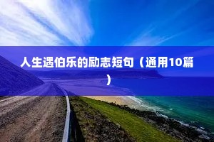 致自己励志语录（通用8篇）