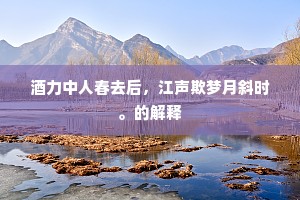 长念青春易老，尚区区、枯蓬断梗。全诗是什么？