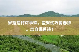 木落归本的解释