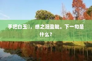 韶华惊晼晚，青春老、倦客惜年芳。下一句是什么？