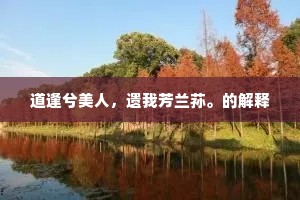 男欢女爱的释义