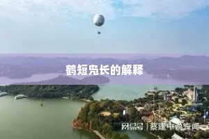 鹤短凫长的解释