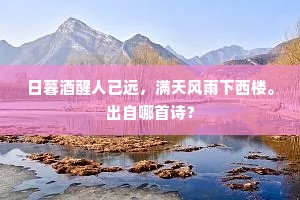 白沙烟树有无中，雁落沧洲何处所。的释义