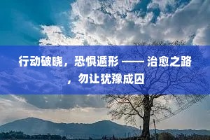行动破晓，恐惧遁形 —— 治愈之路，勿让犹豫成囚