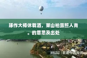 普天同庆的成语解释