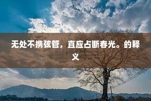 七断八续的释义