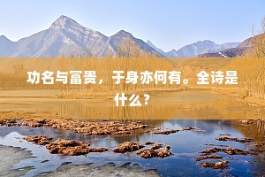 咏四景春远村，近村，烟蔼都遮尽。的解释