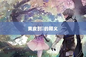 黄皮刮廋的释义