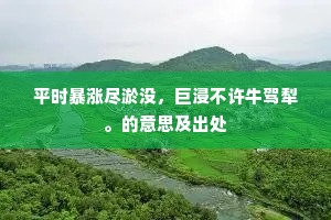 容头过身的成语解释
