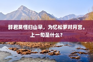 共说正初当圣泽，试过西掖问群贤。下一句是什么？