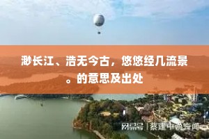 卓尔独行的解释