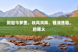 竹林啼鸟不知休，罗列飞桥水乱流。的释义