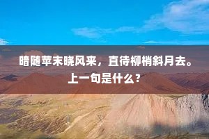 捉风捕月的释义