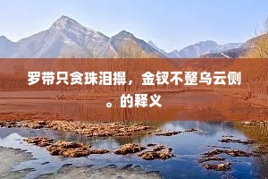 北风吹雁声能苦，远客辞家月再圆。的意思及出处