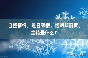 谁能白昼相悲泣，太极光阴亿万年。全诗是什么？