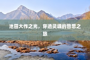 池田大作之光，穿透灵魂的哲思之旅